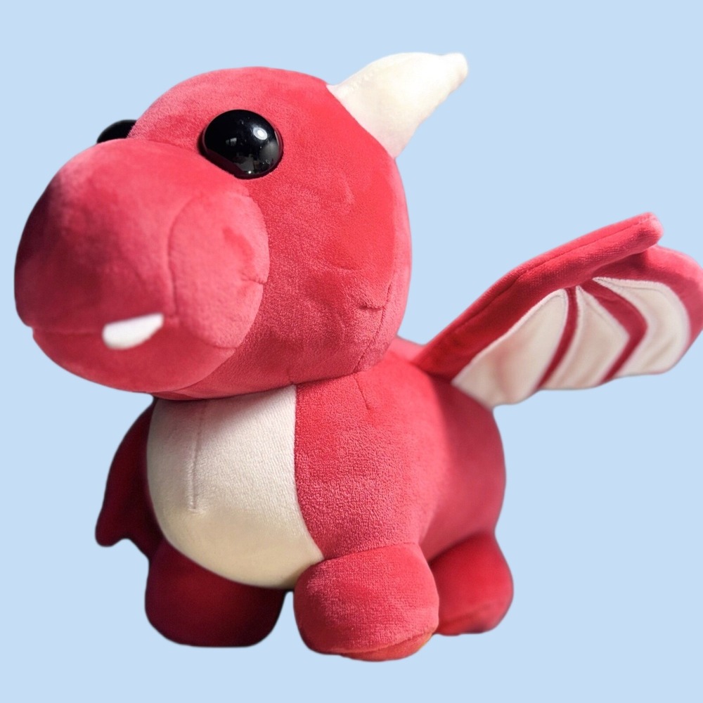 Adopt Me Pink Dragon Plush Roblox Jazwares 2024 Stuffed Animal Toy